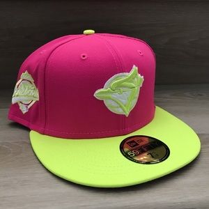 New Era Toronto Blue Jays 1993 World Series Beetroot 59FIFTY Fitted Hat 7 5/8